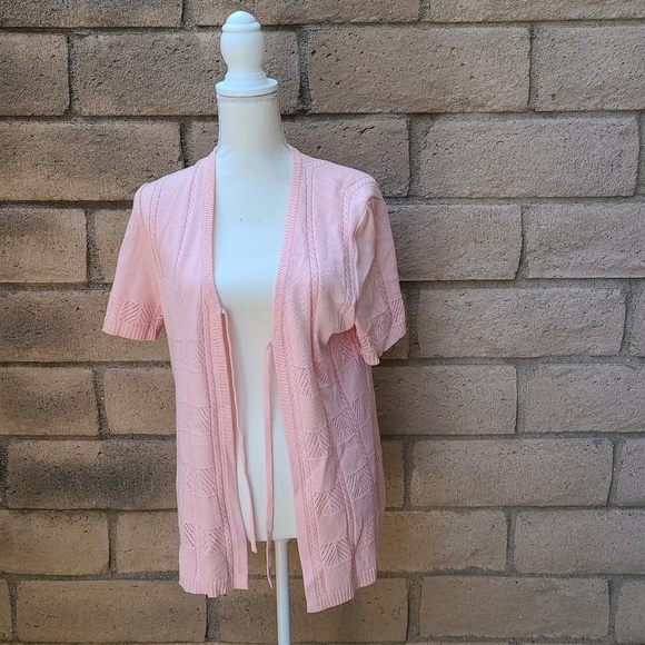 SAINT John Collection by Marie Gray Short Style Cardigan Short Sleeve Size 8. - Picture 1 of 4